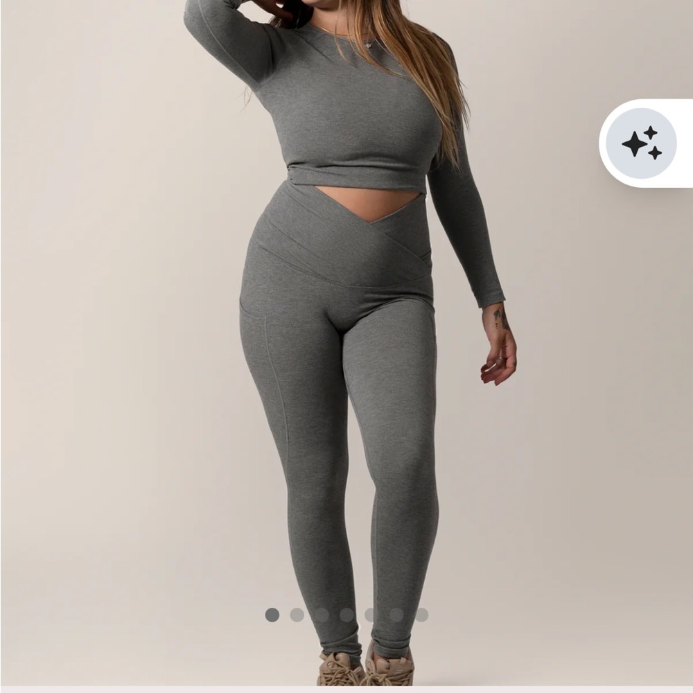 Kindred Bravely Sublime Bamboo Maternity & Postpartum Crossover Legging - NWT